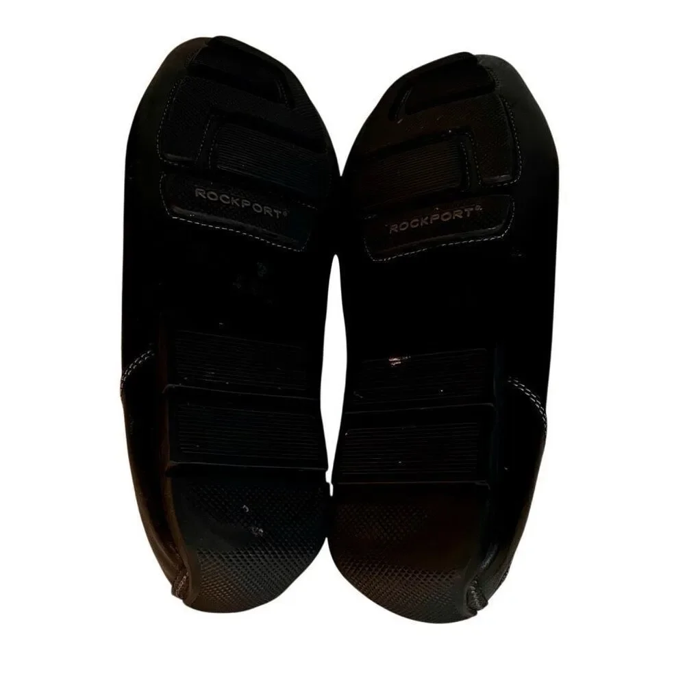 Rockport By Adidas Black Classic Leather Driving Loafers Size 12